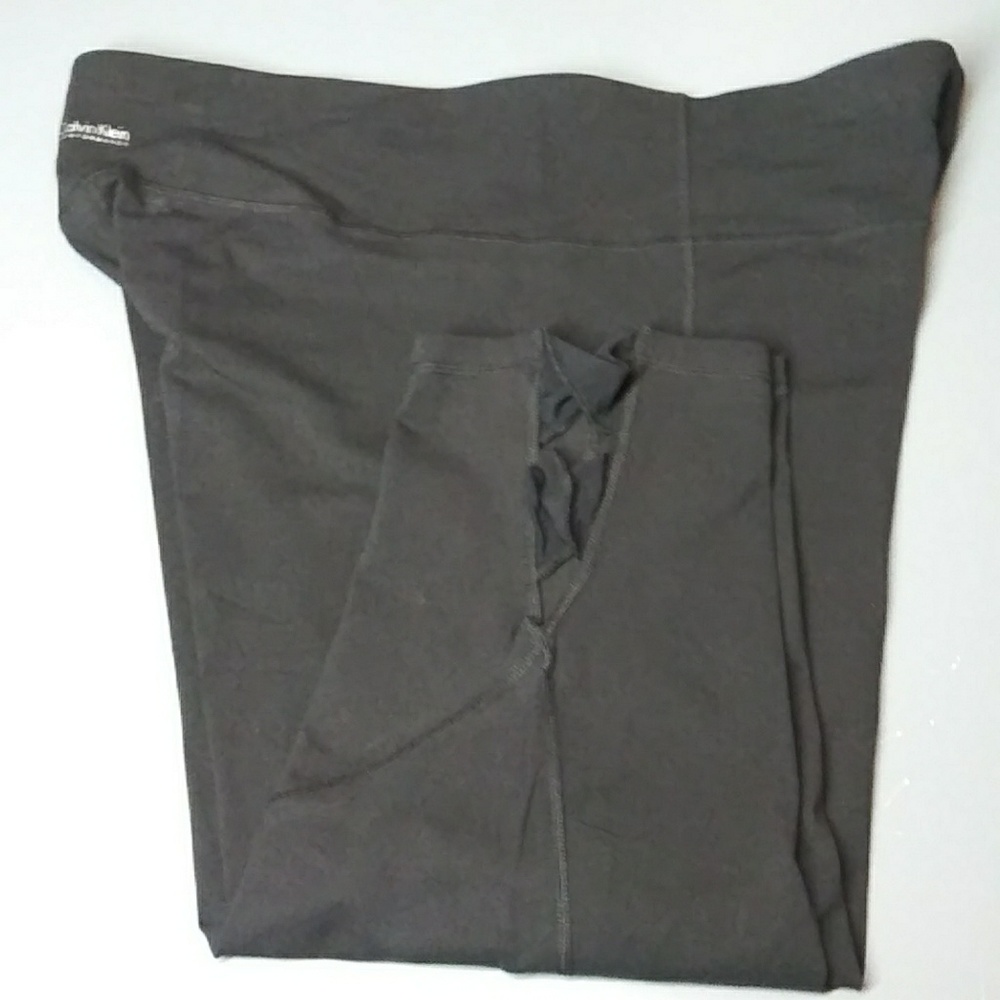 Calvin Klein high waist w/criss cross ankle cutout